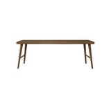 Brown Standard Double Wooden Writing Desk Image - 7