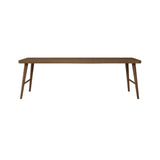 Brown Standard Double Wooden Writing Desk Image - 9