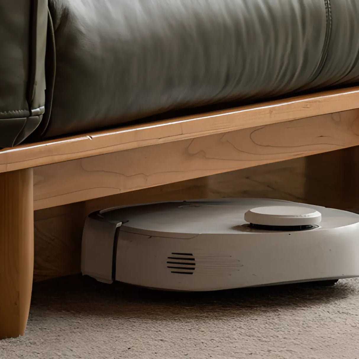 Brown Tear Resistant Full Grain Cow Leather Sofa Image - 10