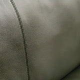 Brown Tear Resistant Full Grain Cow Leather Sofa Image - 12