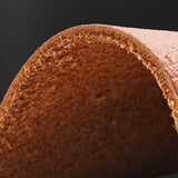 Brown Waterproof Leather Upholstered Back Sofa with Leg Image - 11