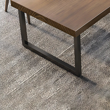 Brown Wood Rectangular Meeting Desk with Sled Base Image - 4
