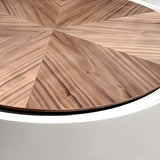 Brown Wood Tray Top Lift Top Coffee Table with Cabinet Image - 9