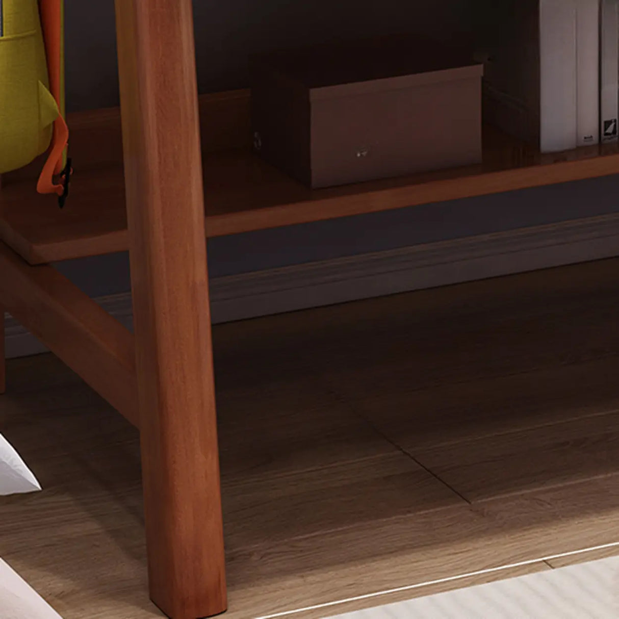 Brown Wooden Standard Credenza Desk with Storage Image - 13