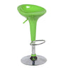 Bucket Chrome Adjustable Swivel Pedestal Bar Stool Image - 12