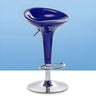 Bucket Chrome Adjustable Swivel Pedestal Bar Stool Image - 19