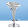 Bucket Chrome Adjustable Swivel Pedestal Bar Stool Image - 25