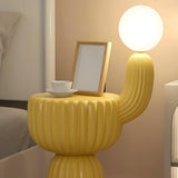 Cactus Multifunctional Green Side Table Floor Lamp Image - 10