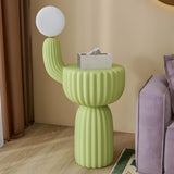 Cactus Multifunctional Green Side Table Floor Lamp Image - 13