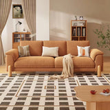 Caramel Tear Resistant Tech Flannel Sofa with Slipcover Image - 1