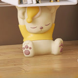 Cartoon-Shaped Resin Open Storage Table Kids Nightstand Image - 1