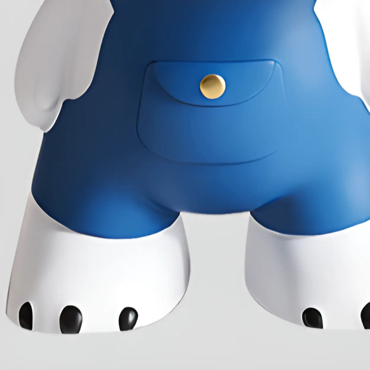 Cartoon White Resin Wood Open Storage Kids Nightstand Image - 16