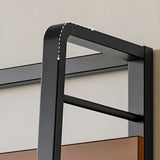 Casual Alloy Open Back 5-Tier Etagere Storage Bookshelf Image - 13
