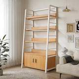 Casual Alloy Open Back 5-Tier Etagere Storage Bookshelf Image - 23