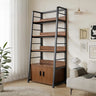 Casual Alloy Open Back 5-Tier Etagere Storage Bookshelf Image - 25