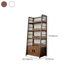 Casual Alloy Open Back 5-Tier Etagere Storage Bookshelf Image - 29