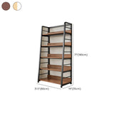 Casual Alloy Open Back 5-Tier Etagere Storage Bookshelf Image - 35