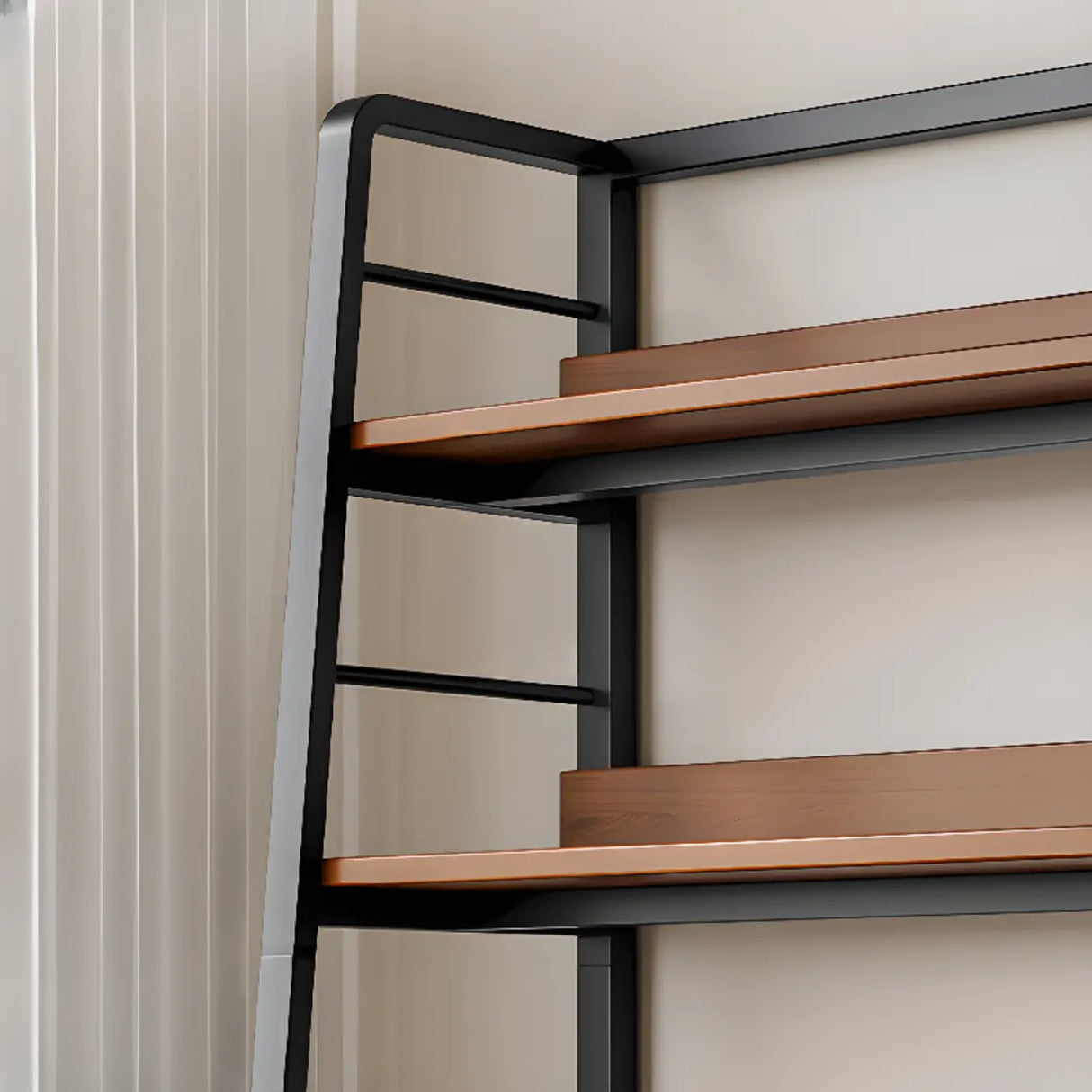 Casual Alloy Open Back 5-Tier Etagere Storage Bookshelf Image - 8
