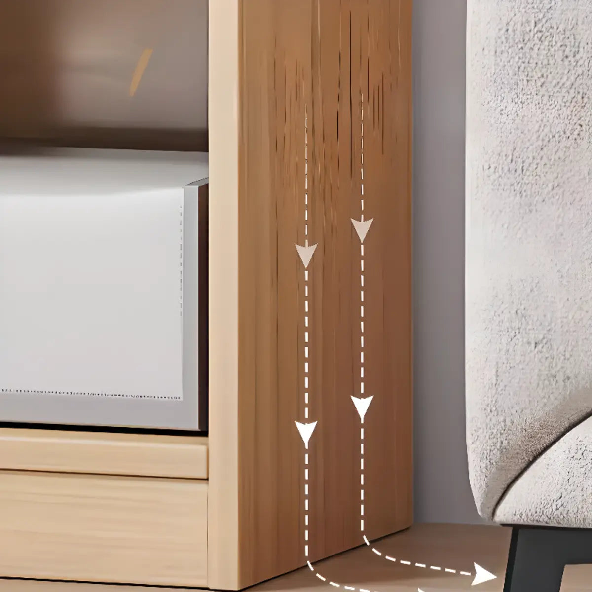 Casual Freestanding Adjustable Shelves Wood Bookcase Image - 10