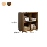 Casual Freestanding Adjustable Shelves Wood Bookcase Image - 31