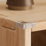 Casual Horizontal Wooden Closed Back Short Bookcase Image - 6