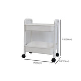 Casual Mobile Multifunctional Storage Cart Bookshelf #size