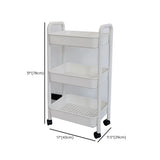 Casual Mobile Multifunctional Storage Cart Bookshelf Image - 18