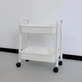 Casual Mobile Multifunctional Storage Cart Bookshelf Image - 3