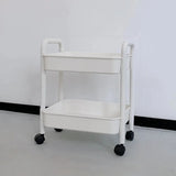 Casual Mobile Multifunctional Storage Cart Bookshelf Image - 3