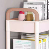 Casual Multi-Tiers Vertical Open Back Sliding Bookshelf Image - 14