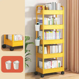 Casual Multi-Tiers Vertical Open Back Sliding Bookshelf Image - 18