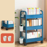 Casual Multi-Tiers Vertical Open Back Sliding Bookshelf Image - 21