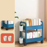 Casual Multi-Tiers Vertical Open Back Sliding Bookshelf Image - 24