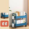 Casual Multi-Tiers Vertical Open Back Sliding Bookshelf Image - 24