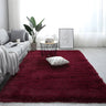 Casual Pet Friendly Rectangle Cotton Blends Shag Rug Image - 12