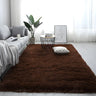 Casual Pet Friendly Rectangle Cotton Blends Shag Rug Image - 14