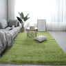 Casual Pet Friendly Rectangle Cotton Blends Shag Rug Image - 2
