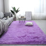 Casual Pet Friendly Rectangle Cotton Blends Shag Rug Image - 5