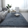 Casual Pet Friendly Rectangle Cotton Blends Shag Rug Image - 7