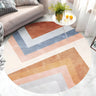 Casual Round Polyester Anti-Slip Backing Area Rug Image - 8
