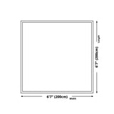 Casual Round Synthetic Beige Anti-Slip Area Rug Image - 14
