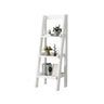 Casual Simple Open Back Wooden Ladder Display Bookshelf Image - 18