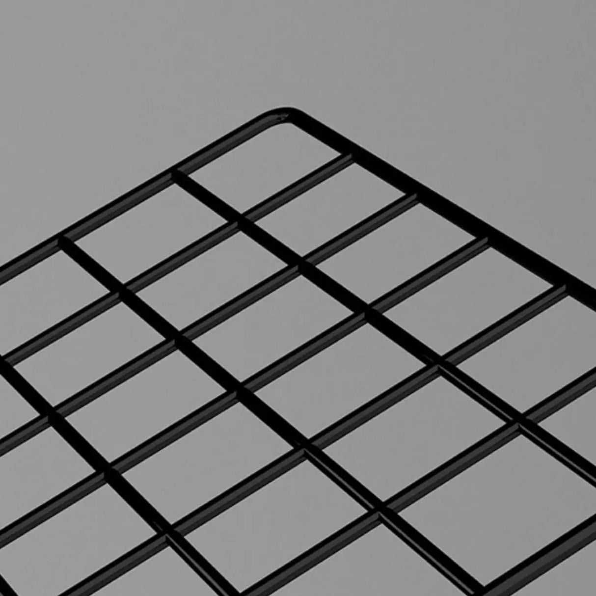 Casual Simple Open Metal Grid Shelf Storage Bookshelf Image - 7