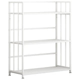 Casual Vertical Open Back Alloy Organizer Bookshelf Image - 5