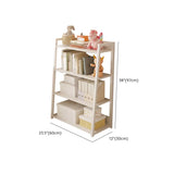 Casual White Alloy Ladder Shelf Storage Bookshelf Image - 15