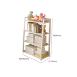 Casual White Alloy Ladder Shelf Storage Bookshelf Image - 16
