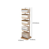 Casual White Iron Etagere Narrow Storage Bookcases Image - 14