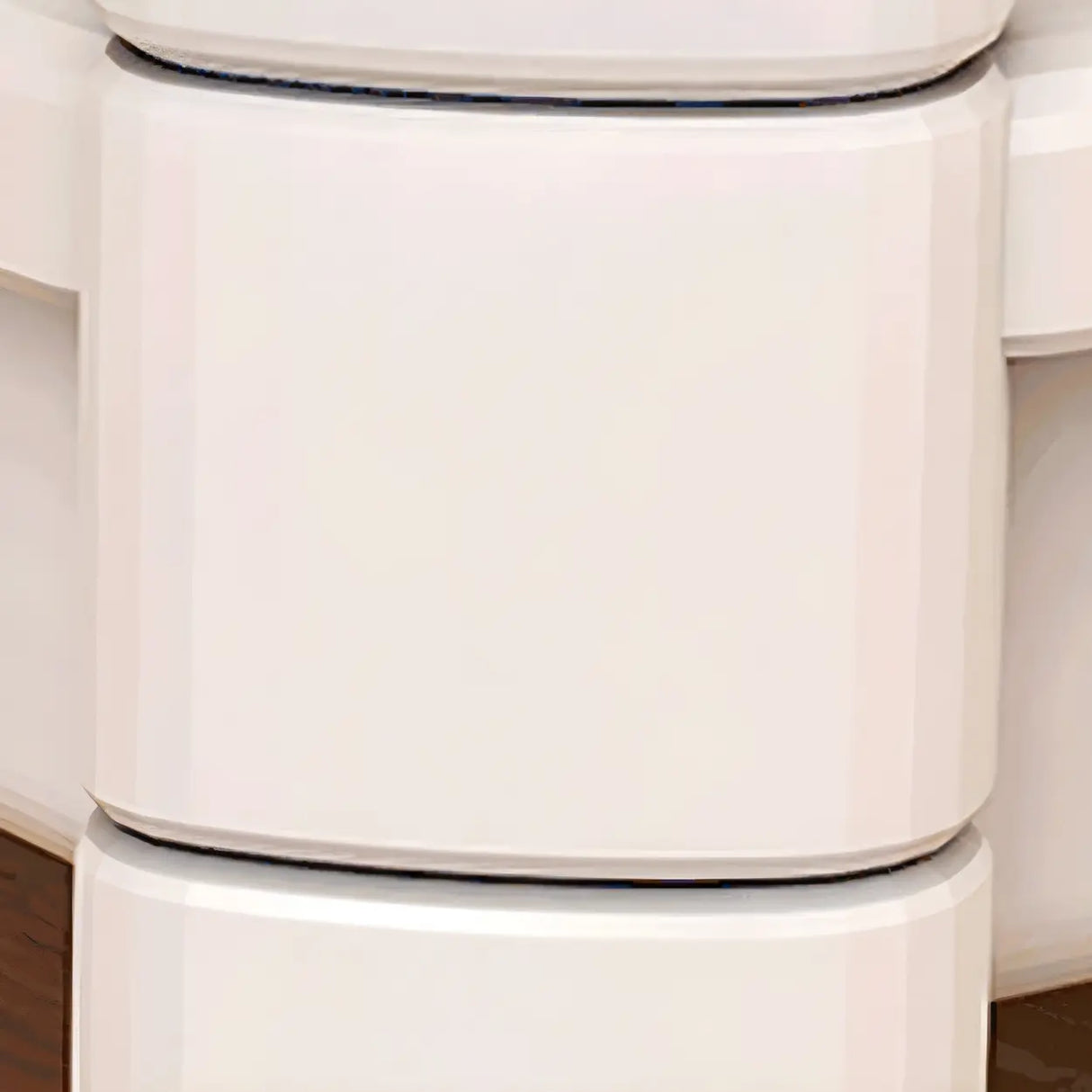 Casual White Open Shelves Sliding Storage Bookcase Image - 11