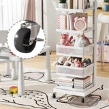 Causal Open Steel Adjustable Shelves Sliding Bookcase Image - 13