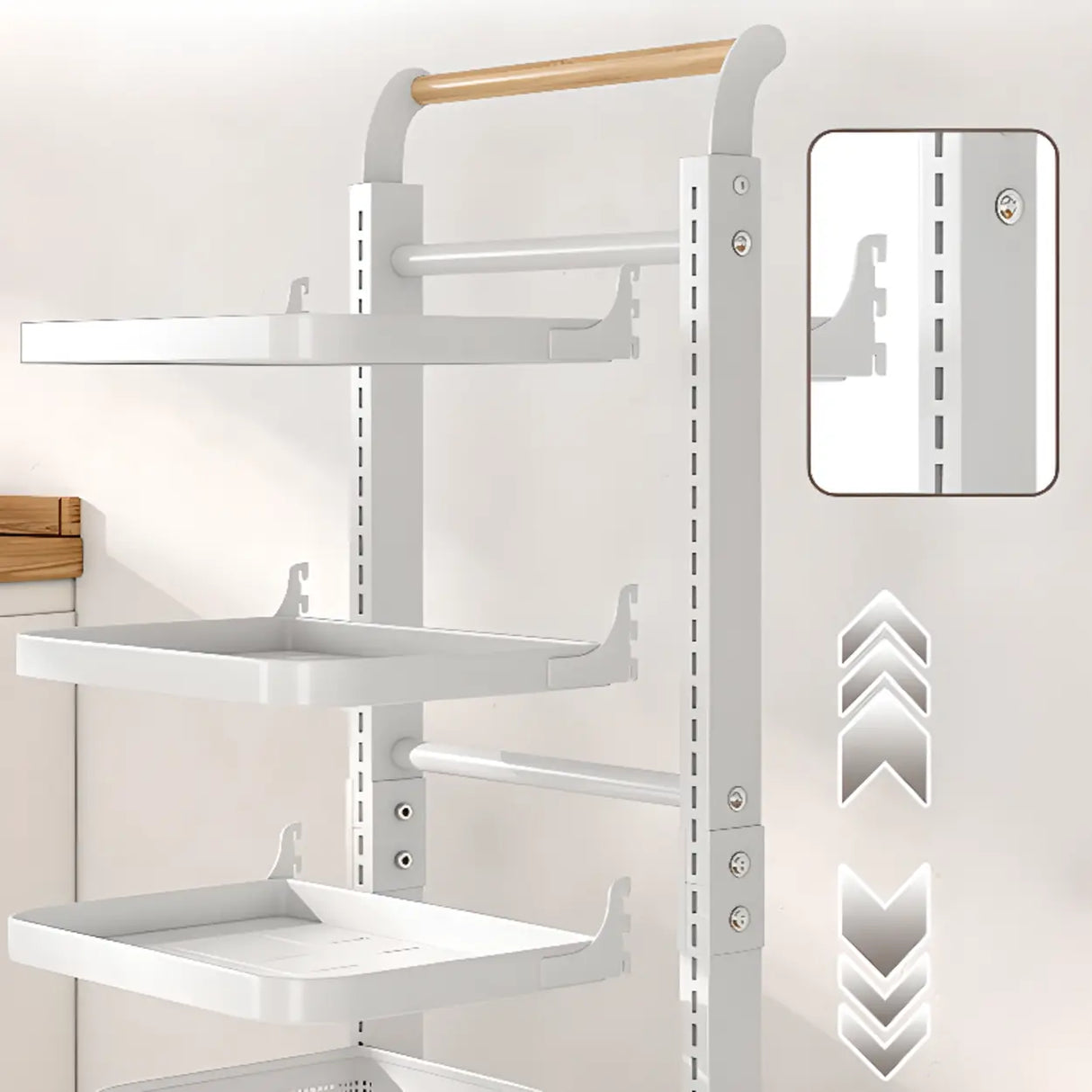 Causal Open Steel Adjustable Shelves Sliding Bookcase Image - 14